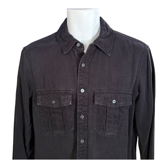 Everlane Mens The Utility Shirt Jacket in Buttersoft~Size XS~Black Casual~L10 06 - Picture 4 of 11